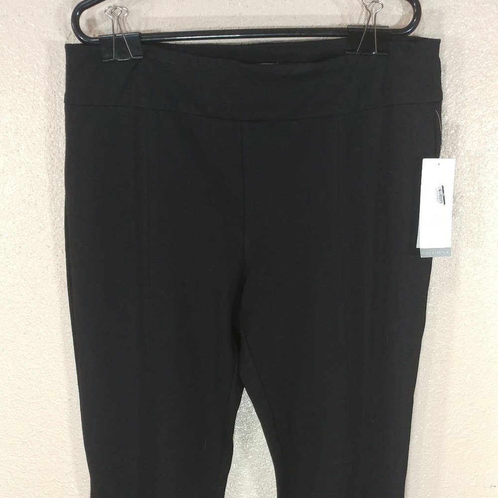 New Directions Ponte Straight Yoga Dress Pants